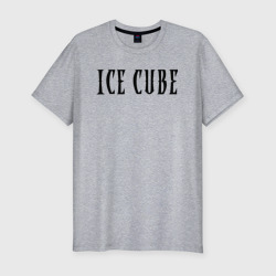 Мужская футболка хлопок Slim Ice Cube - logo