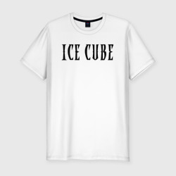 Мужская футболка хлопок Slim Ice Cube - logo