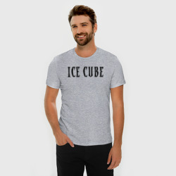 Мужская футболка хлопок Slim Ice Cube - logo - фото 2