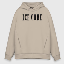 Мужское худи Oversize хлопок Ice Cube - logo