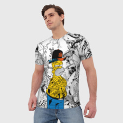 Мужская футболка 3D Гомер Симпсон - ярый головорез! - фото 2