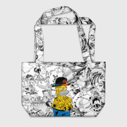 Пляжная сумка 3D Гомер Симпсон - ярый головорез!