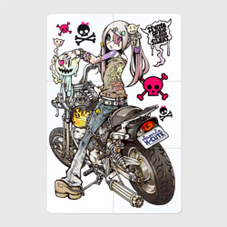 Магнитный плакат 2Х3 Anime biker girl