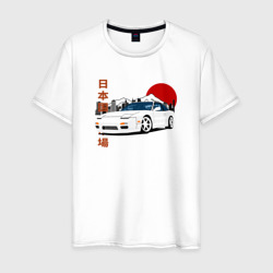 Мужская футболка хлопок Nissan 180SX JDM
