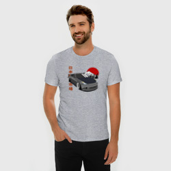 Мужская футболка хлопок Slim Nissan Fairlady z33 350z - фото 2