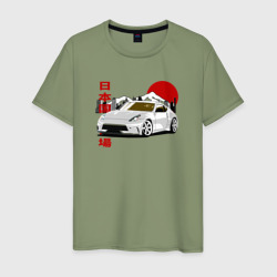 Мужская футболка хлопок Nissan fairlady z34 370z