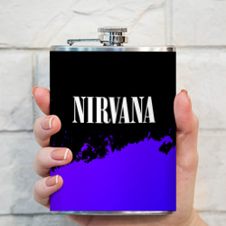 Фляга Nirvana purple grunge - фото 2