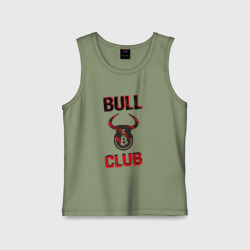 Детская майка хлопок Bull bitcoin club