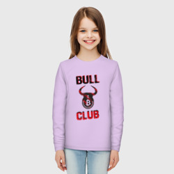 Детский лонгслив хлопок Bull bitcoin club - фото 2