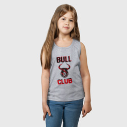 Детская майка хлопок Bull bitcoin club - фото 2