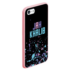 Чехол для iPhone 5/5S матовый Jah Khalib - краска - фото 2