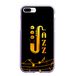 Чехол для iPhone 7Plus/8 Plus матовый Jazz - ноты