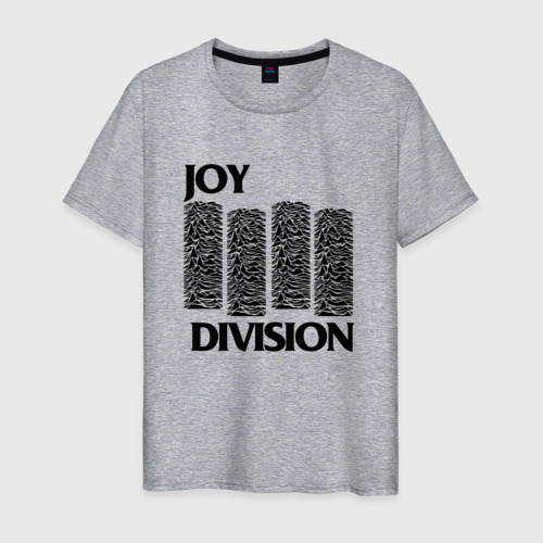 Мужская футболка хлопок с принтом Joy Division - rock, вид спереди #2