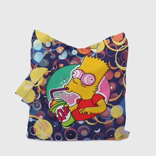 Шоппер 3D Bart Simpson пьёт лимонад - фото 4