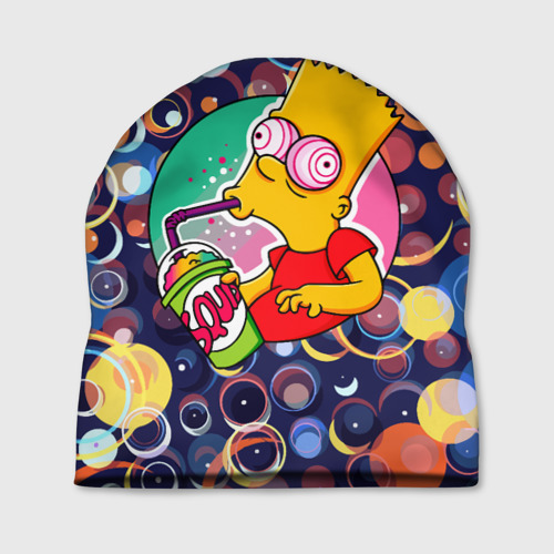 Шапка 3D Bart Simpson пьёт лимонад