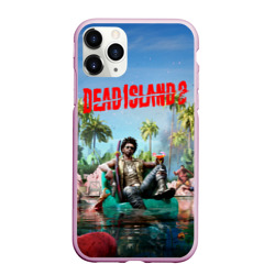 Чехол для iPhone 11 Pro Max матовый Dead island 2 главный герой