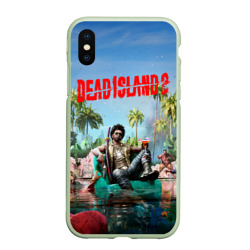 Чехол для iPhone XS Max матовый Dead island 2 главный герой