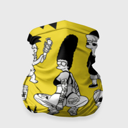 Бандана-труба 3D Весёлая компашка мультфильма Симпсоны - полный раскардаш!