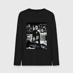 Мужской лонгслив хлопок Depeche Mode 101 Vintage 1988