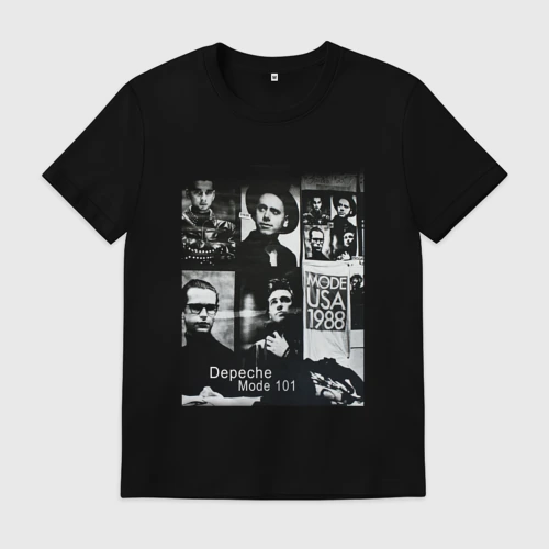 Мужская футболка хлопок Depeche Mode 101 Vintage 1988