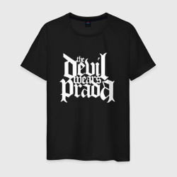 Мужская футболка хлопок The Devil wears prada logo art