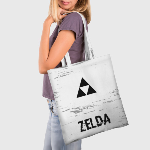 Шоппер 3D Zelda glitch на светлом фоне: символ, надпись - фото 3
