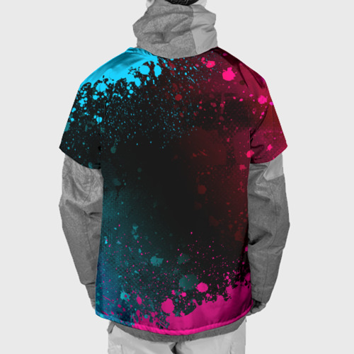 Накидка на куртку 3D Evanescence - neon gradient, цвет 3D печать - фото 2