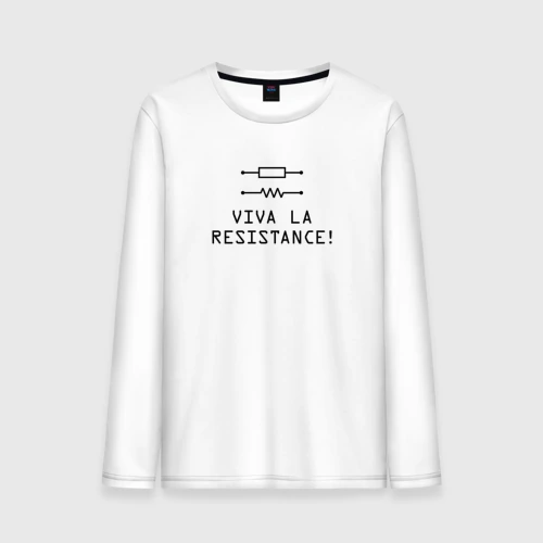 Мужской лонгслив хлопок Viva la resistance