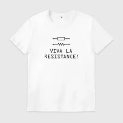 Мужская футболка хлопок Viva la resistance