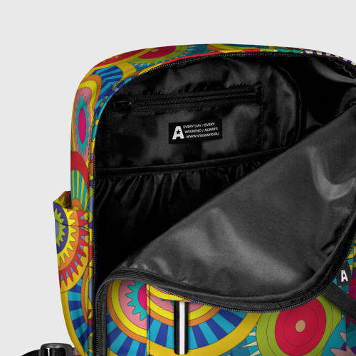 Женский рюкзак 3D с принтом Мандала-Цветы, фото #5