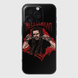 Чехол для iPhone 16 Pro силиконовый с защитой камеры Leos цепи в зубах