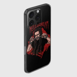 Чехол для iPhone 16 Pro силиконовый с защитой камеры Leos цепи в зубах - фото 2