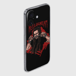 Чехол для iPhone 16 силиконовый с защитой камеры Leos цепи в зубах - фото 2