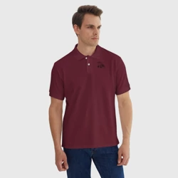 Мужское поло хлопок Слушай блэк митол Leos - фото 2