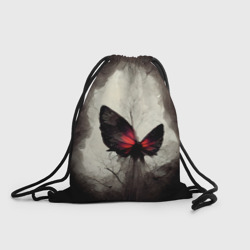 Рюкзак-мешок 3D Жуткая готическая бабочка