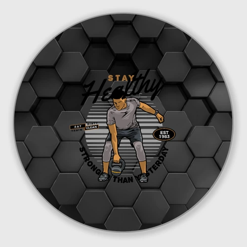 Атлет спорт ковров