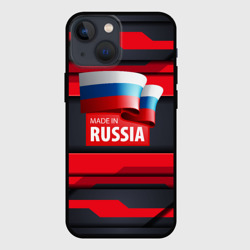 Чехол для iPhone 13 mini Red & Black - Russia