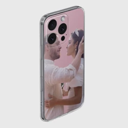 Чехол для iPhone 16 Pro Max силиконовый с защитой камеры Постучись в мою дверь - Эда и Серкан - фото 2