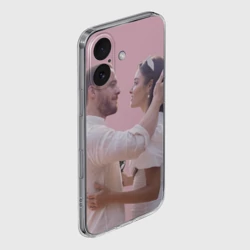 Чехол для iPhone 16 силиконовый с защитой камеры Постучись в мою дверь - Эда и Серкан - фото 2