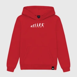 Женская толстовка хлопок Эволюция в боксера