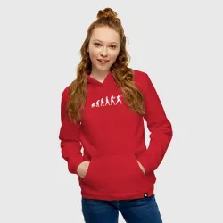 Женская толстовка хлопок Эволюция в боксера - фото 2