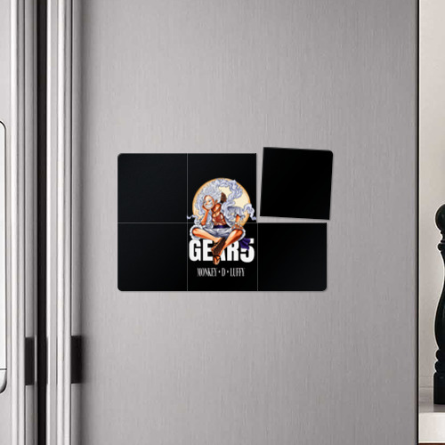Магнитный плакат 3Х2 Монки Д Луффи 5 гир - One Piece - фото 4