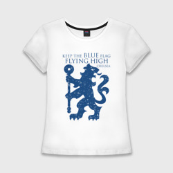 Женская футболка хлопок Slim FC Chelsea Lion