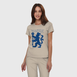 Женская пижама хлопок FC Chelsea Lion - фото 2