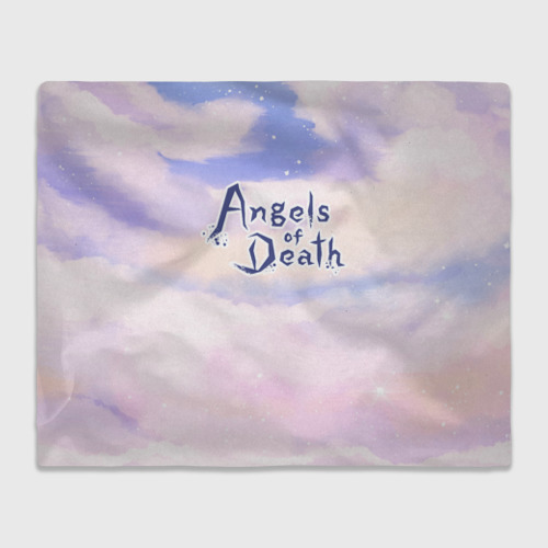 Плед 3D Angels of Death sky clouds, цвет 3D (велсофт)