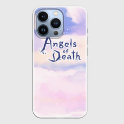 Чехол для iPhone 13 Pro Angels of Death sky clouds
