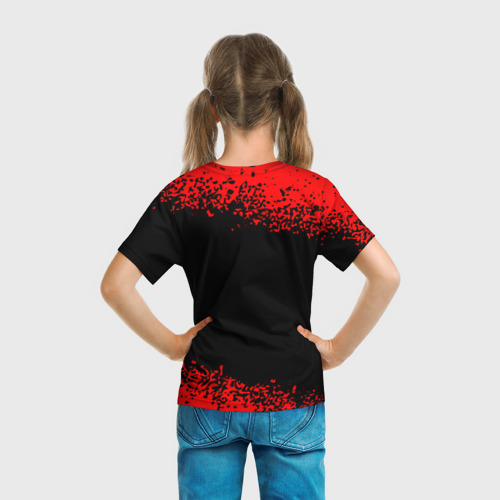 Детская футболка 3D Saints Row love классика, цвет 3D печать - фото 6