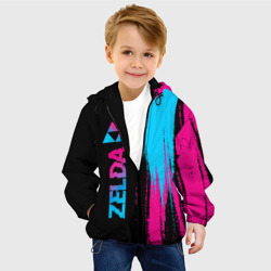 Детская куртка 3D Zelda - neon gradient: по-вертикали - фото 2