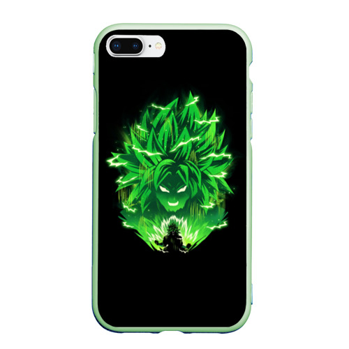 Чехол для iPhone 7Plus/8 Plus матовый Broly dragon ball аниме