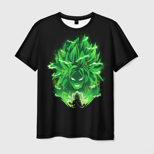 Мужская футболка 3D Broly dragon ball аниме, цвет 3D печать